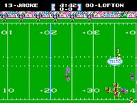 une photo d'Ã©cran de Tecmo Super Bowl sur Nintendo Nes